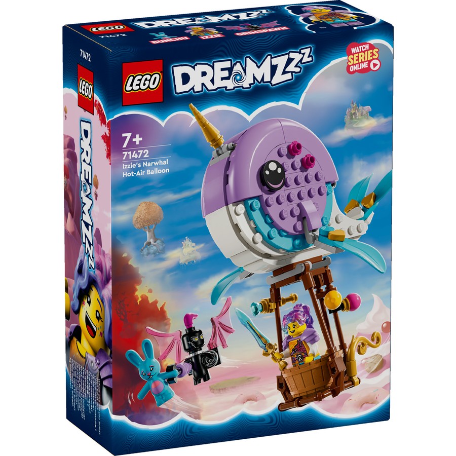 PRE-LOVED LEGO DREAMZzz Izzie's Narwhal Hot-Air Balloon 71472