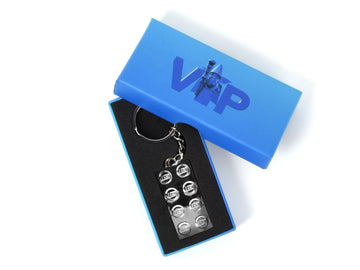 LEGO VIP Metal Brick Key Chain 5006330