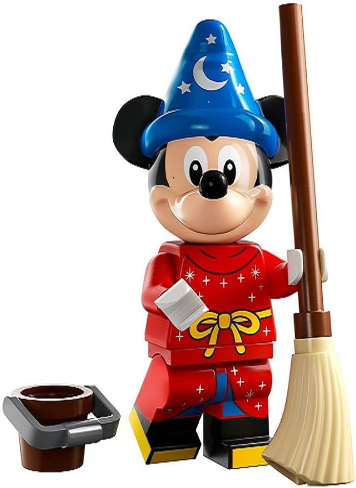 LEGO MINIFIG Sorcerer's Apprentice Mickey, Disney 100 coldis100-4