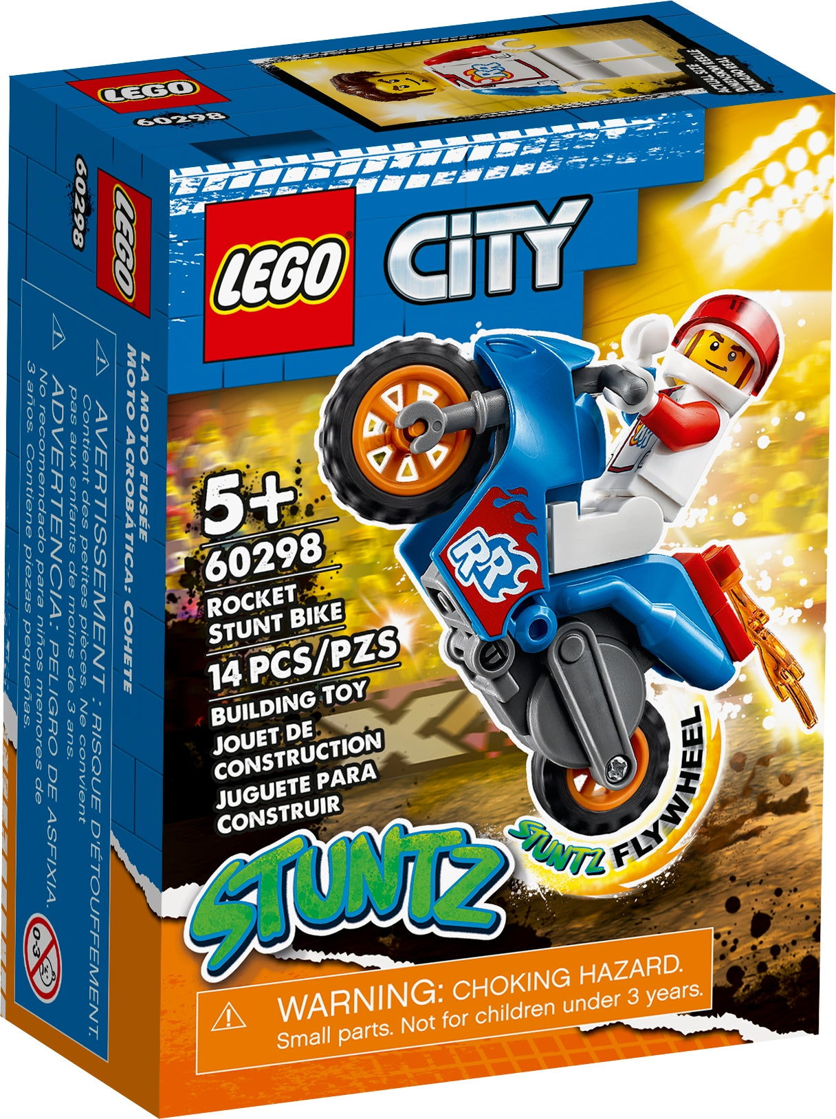 LEGO City Stuntz Rocket Stunt Bike 60298
