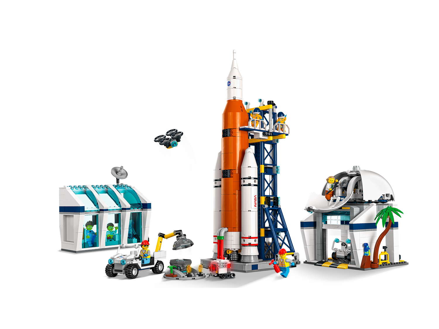 Lego deep space clearance rocket and launch