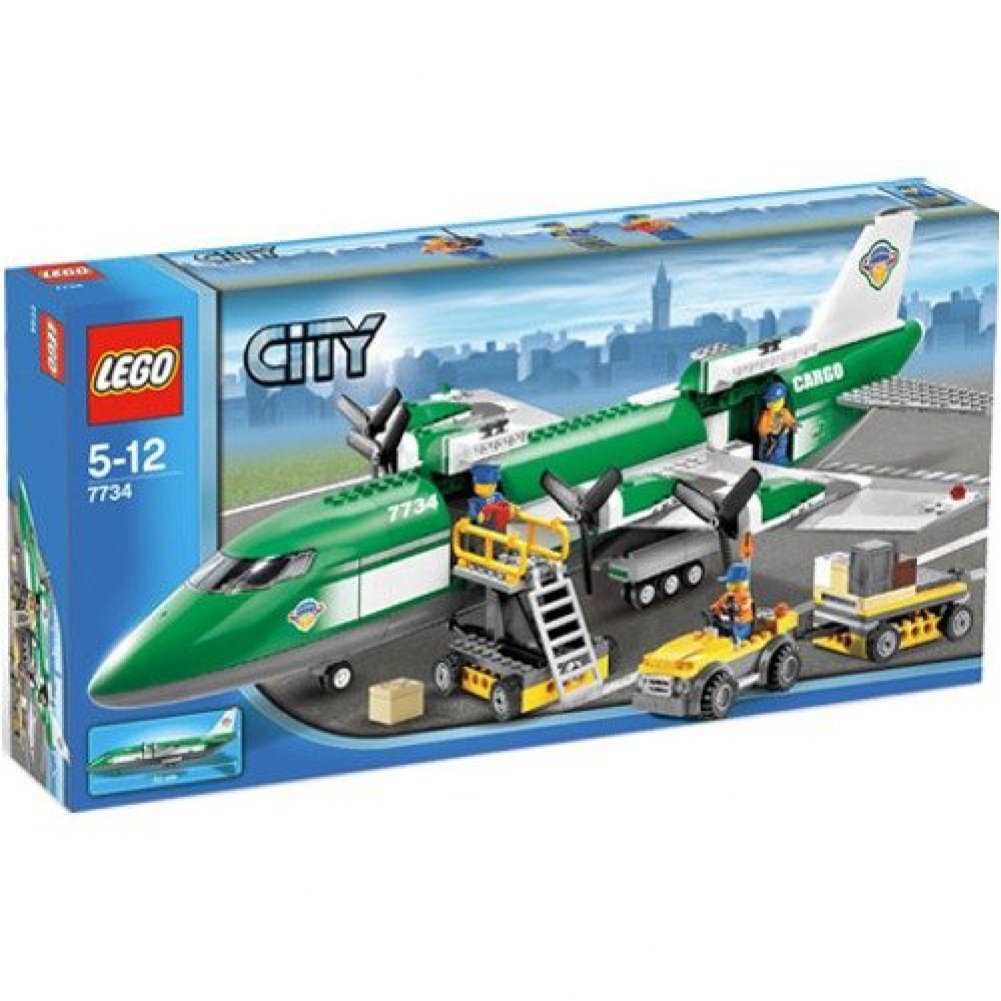 LEGO City Cargo Plane 7734 (shelf wear)