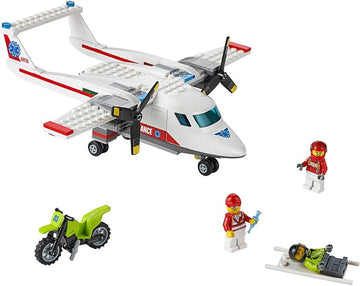 PRE-LOVED LEGO City Ambulance Plane 60116 (No Box)