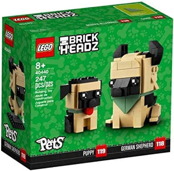 LEGO BrickHeadz Pets German Shepherd & Puppy 40440