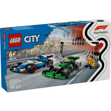 LEGO City Formula 1 F1 Grid with VCARB & Sauber Race Cars 60474