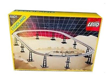 PRE-LOVED LEGO Futuron Monorail Accessory Track 6921
