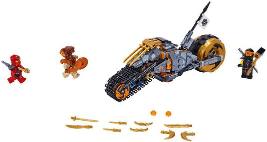 PRE-LOVED LEGO Ninjago Secrets of the Forbidden Spinjitzu Cole's Dirt Bike 70672