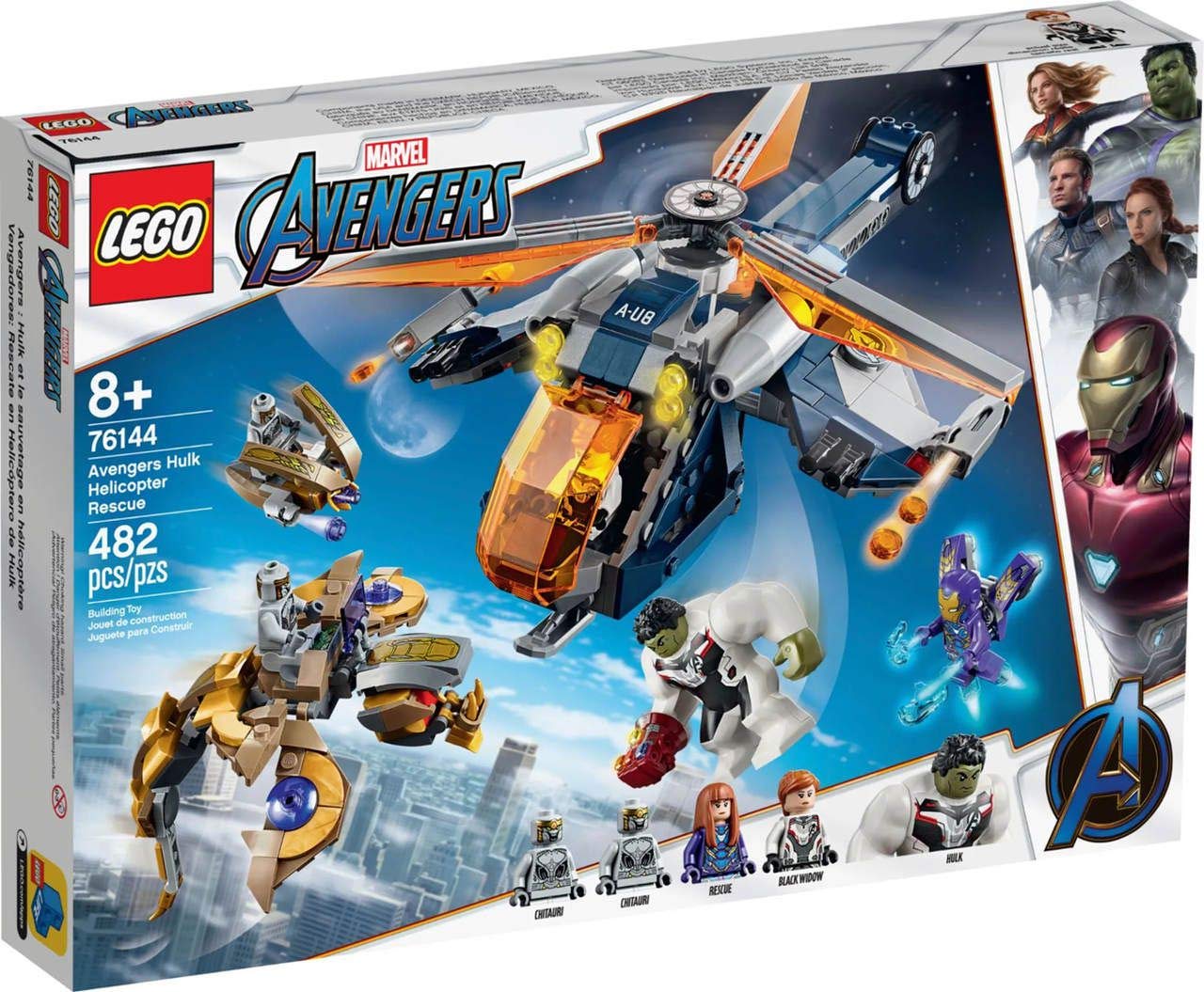 LEGO Marvel Super Heroes Avengers Endgame Hulk Helicopter Drop 76144