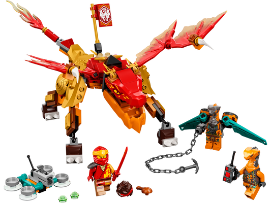 PRE-LOVED LEGO Ninjago Core Kai's Fire Dragon EVO 71762