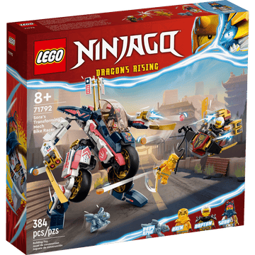 LEGO Ninjago Dragons Rising Sora's Transforming Mech Bike Racer 71792