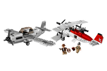 PRE-LOVED LEGO Indiana Jones Last Crusade Fighter Plane Attack 7198 (No Box)