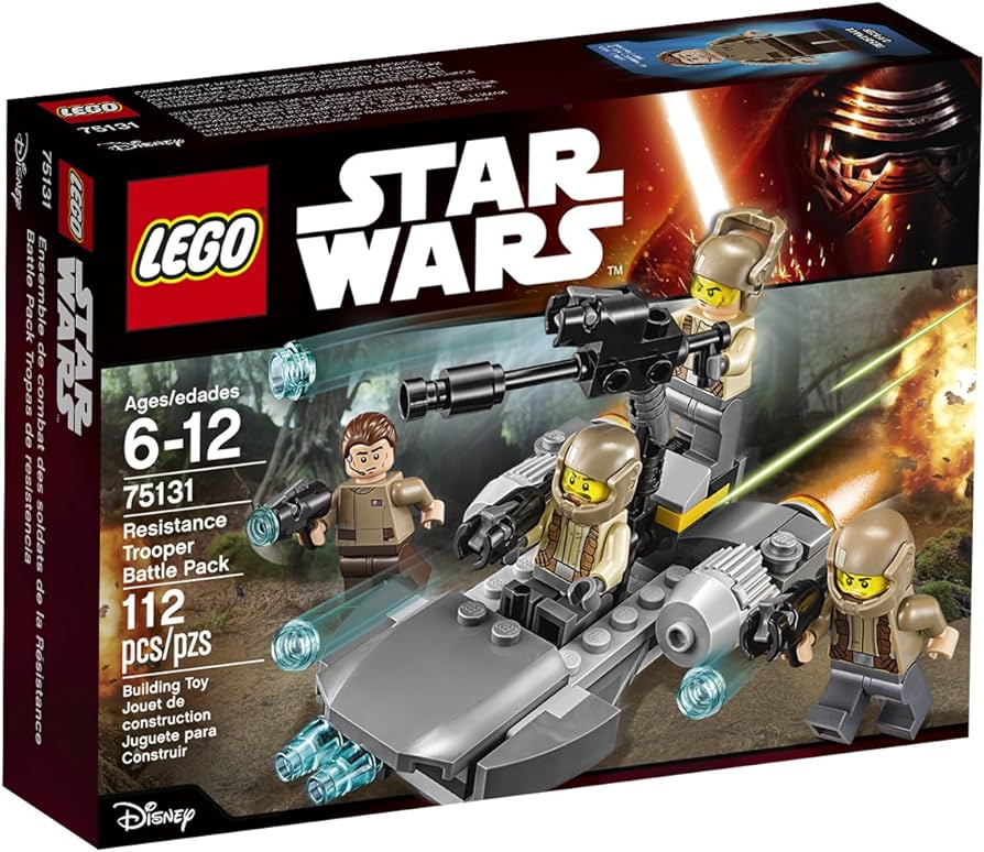 Lego Star Wars Resistance Trooper Battle Pack 75131 (crushed Box)