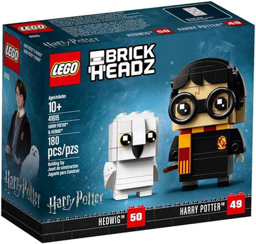 PRE-LOVED LEGO BrickHeadz Wizarding World Harry Potter & Hedwig 41615