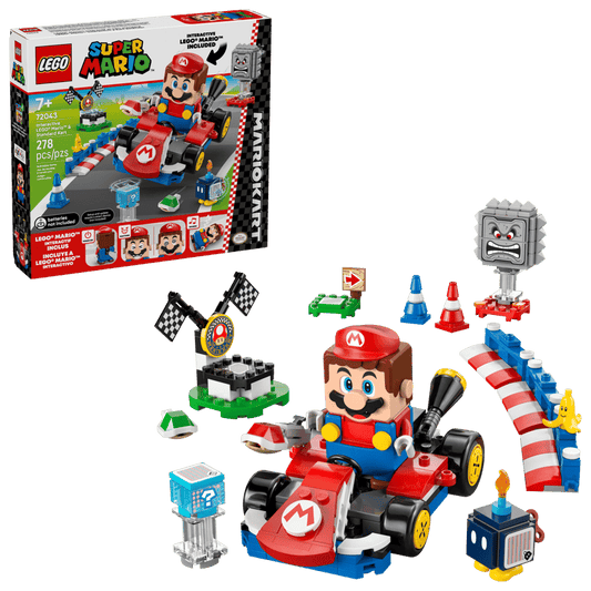 LEGO Super Mario Mario Kart Interactive Mario & Standard Kart 72043