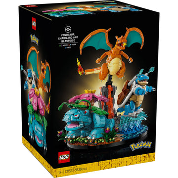 LEGO Pokémon Venusaur, Charizard and Blastoise 72153