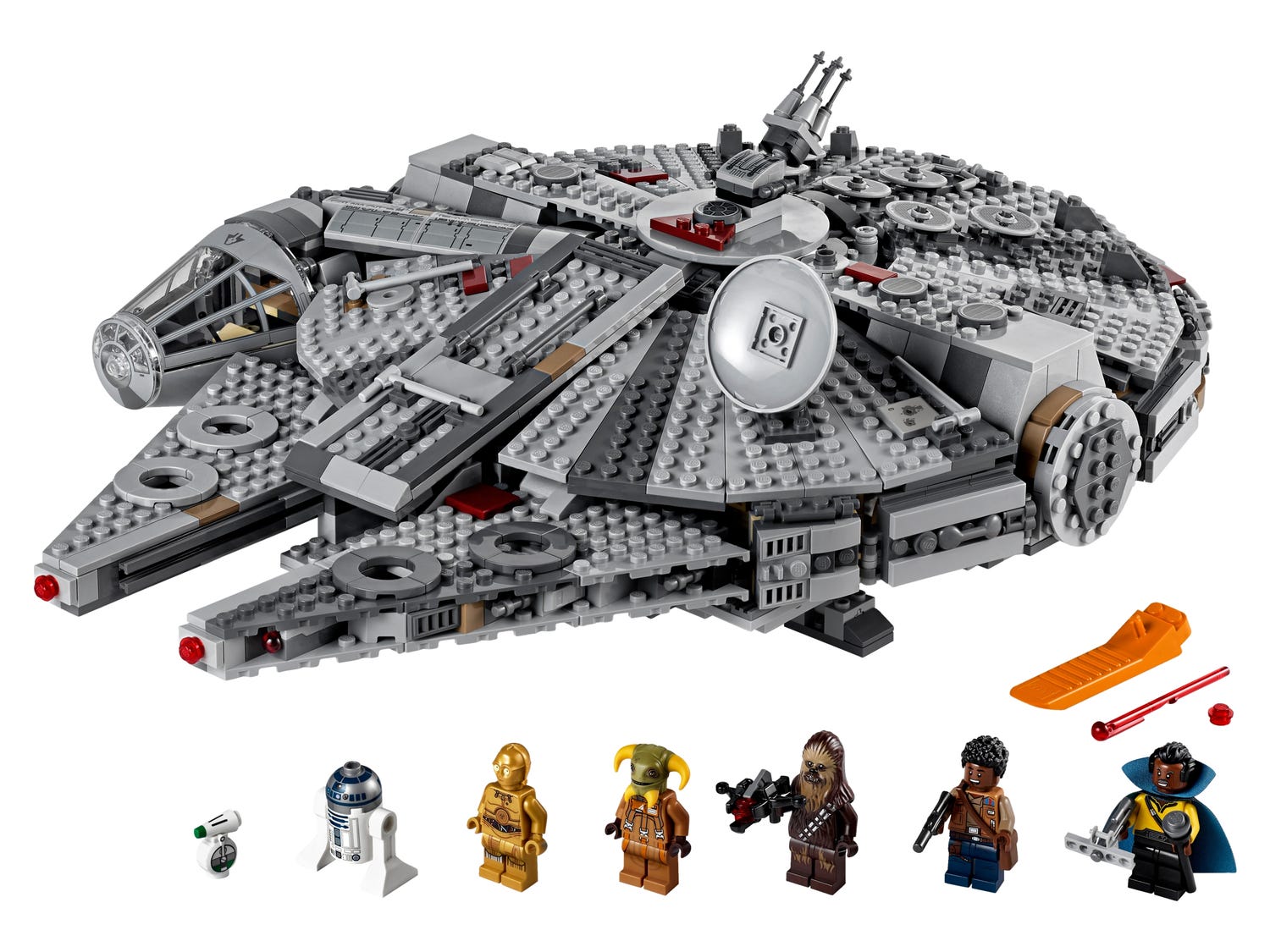 PRE-LOVED LEGO Star Wars Millennium Falcon 75257 (No Box)