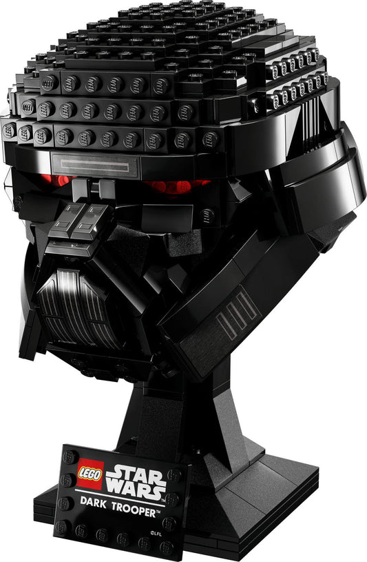 PRE-LOVED LEGO Star Wars Helmet Collection Dark Trooper Helmet 75343