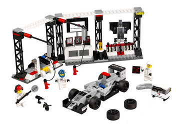 PRE-LOVED LEGO Speed Champions McLaren Mercedes Pit Stop 75911 (No Box)