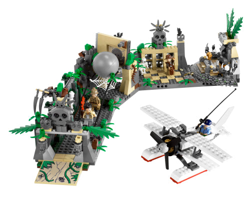 PRE-LOVED LEGO Indiana Jones Raiders of the Lost Ark Temple Escape 7623 (No Box)