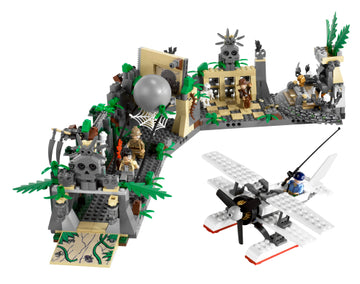 PRE-LOVED LEGO Indiana Jones Raiders of the Lost Ark Temple Escape 7623 (No Box)
