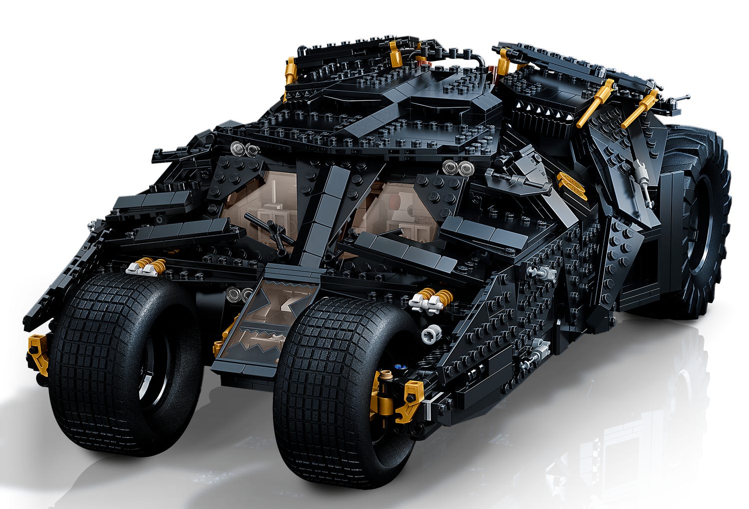 PRE-LOVED LEGO DC Super Heroes The Dark Knight Trilogy Batmobile Tumbler 76240 (No Box)