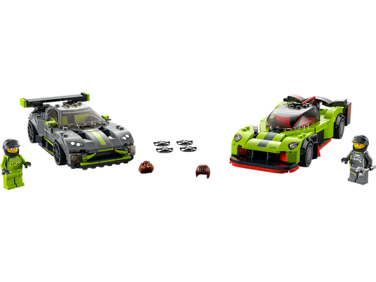 LEGO Speed Champions Aston Martin Valkyrie AMR Pro and Aston Martin Vantage GT3 76910