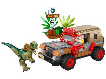 PRE-LOVED LEGO Jurassic World Jurassic Park Dilophosaurus Ambush 76958 (No Box)