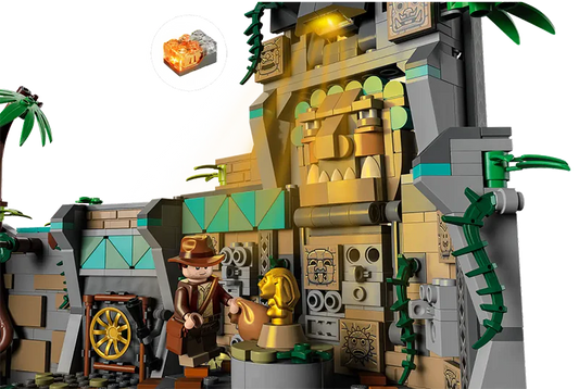 PRE-LOVED LEGO Indiana Jones Temple of the Golden Idol 77015 (No Box)
