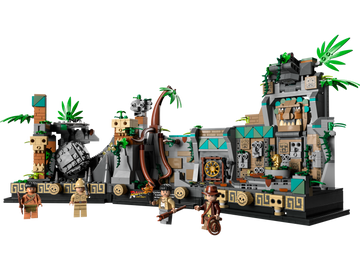 PRE-LOVED LEGO Indiana Jones Temple of the Golden Idol 77015 (No Box)