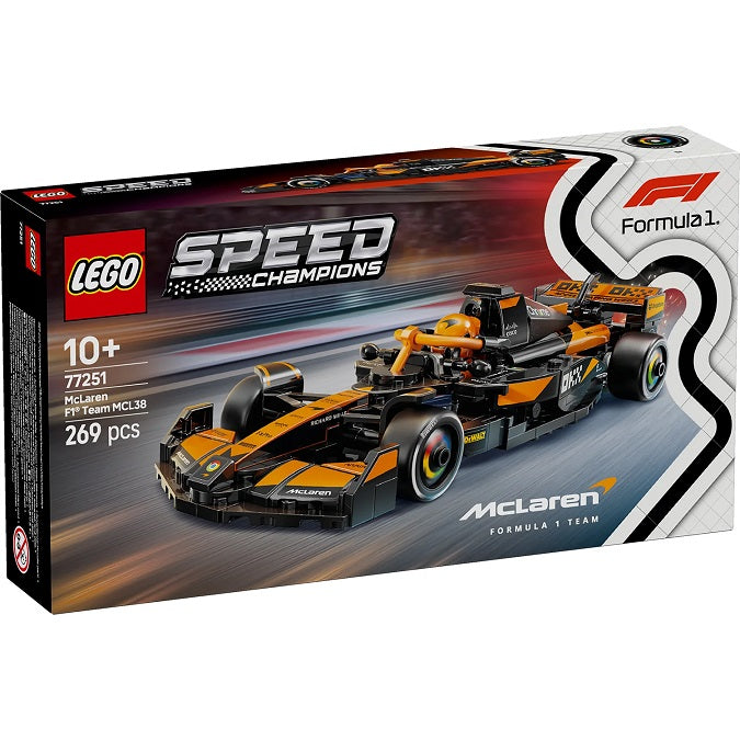 LEGO Speed Champions Formula 1 McLaren MCL38 F1 Team Race Car 77251