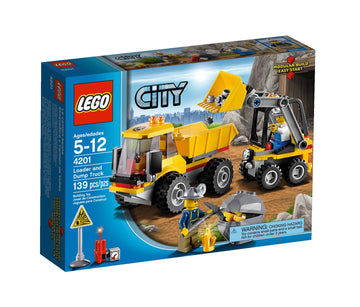 PRE-LOVED LEGO City Mining Loader and Tipper 4201
