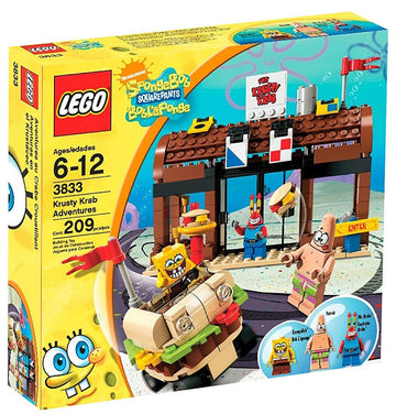 PRE-LOVED LEGO SpongeBob SquarePants Krusty Krab Adventures 3833