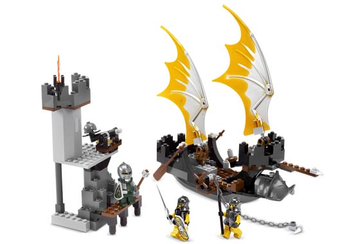 PRE-LOVED LEGO Knights' Kingdom II Rogue Knight Battleship 8821