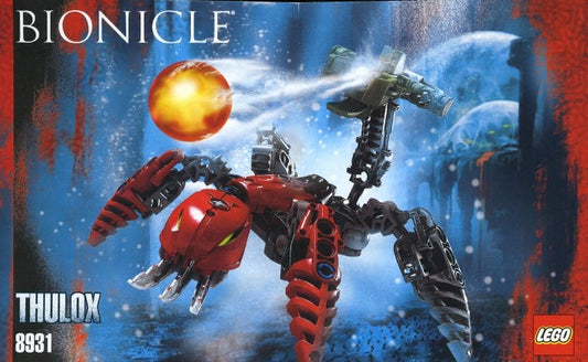 PRE-LOVED LEGO Bionicle Matoran Thulox 8931 (No Box)
