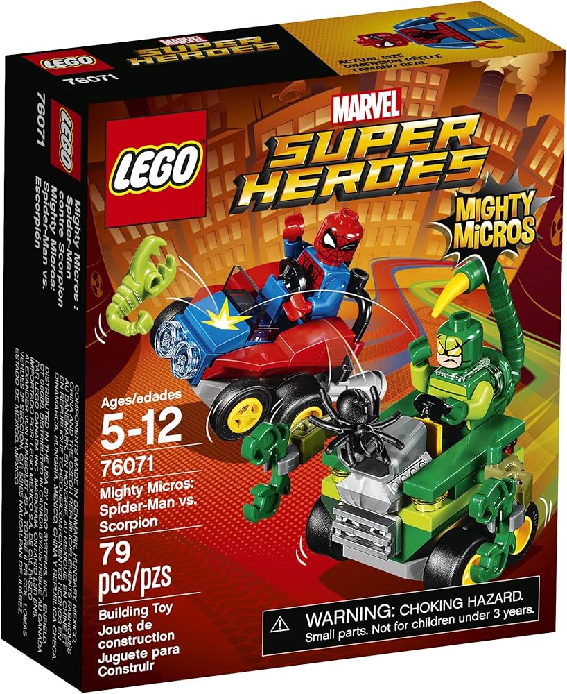 LEGO Marvel Super Heroes Mighty Micros Spider-Man vs. Scorpion 76071