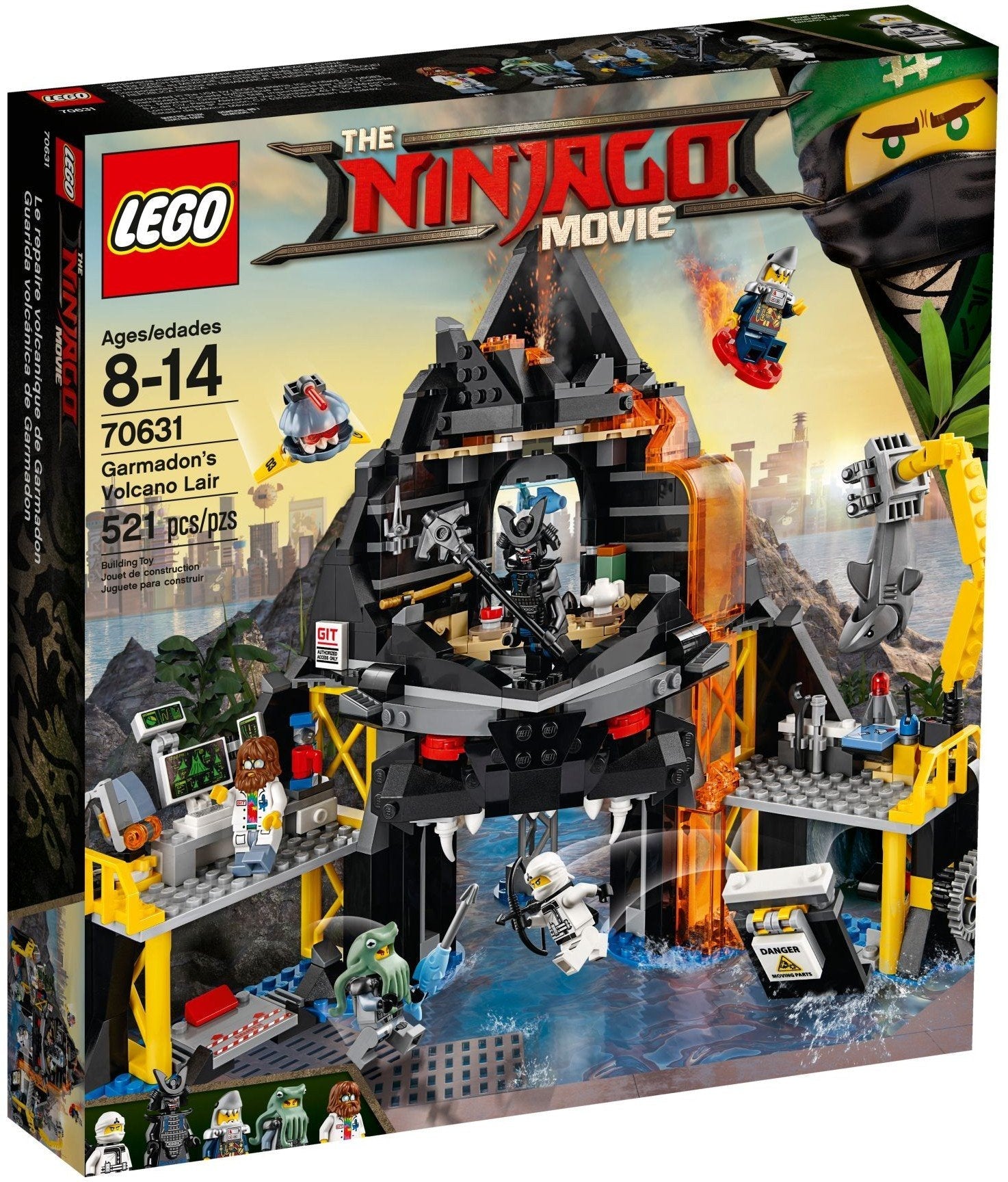 LEGO The LEGO Ninjago Movie Garmadon's Volcano Lair 70631