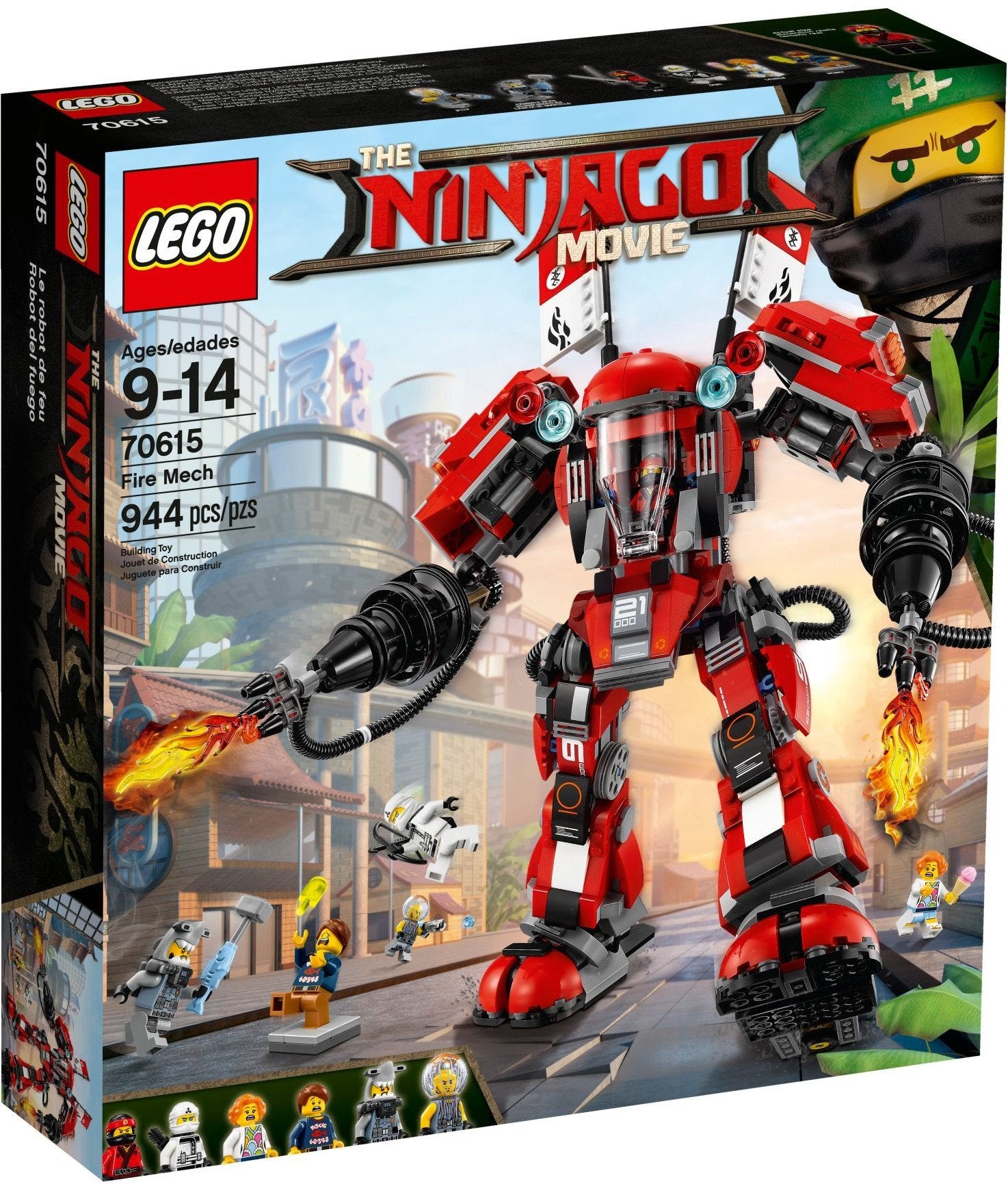 The LEGO Ninjago Movie Fire Mech 70615