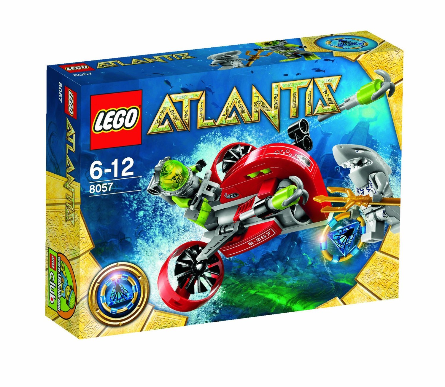 PRE-LOVED LEGO Atlantis Wreck Raider 8057
