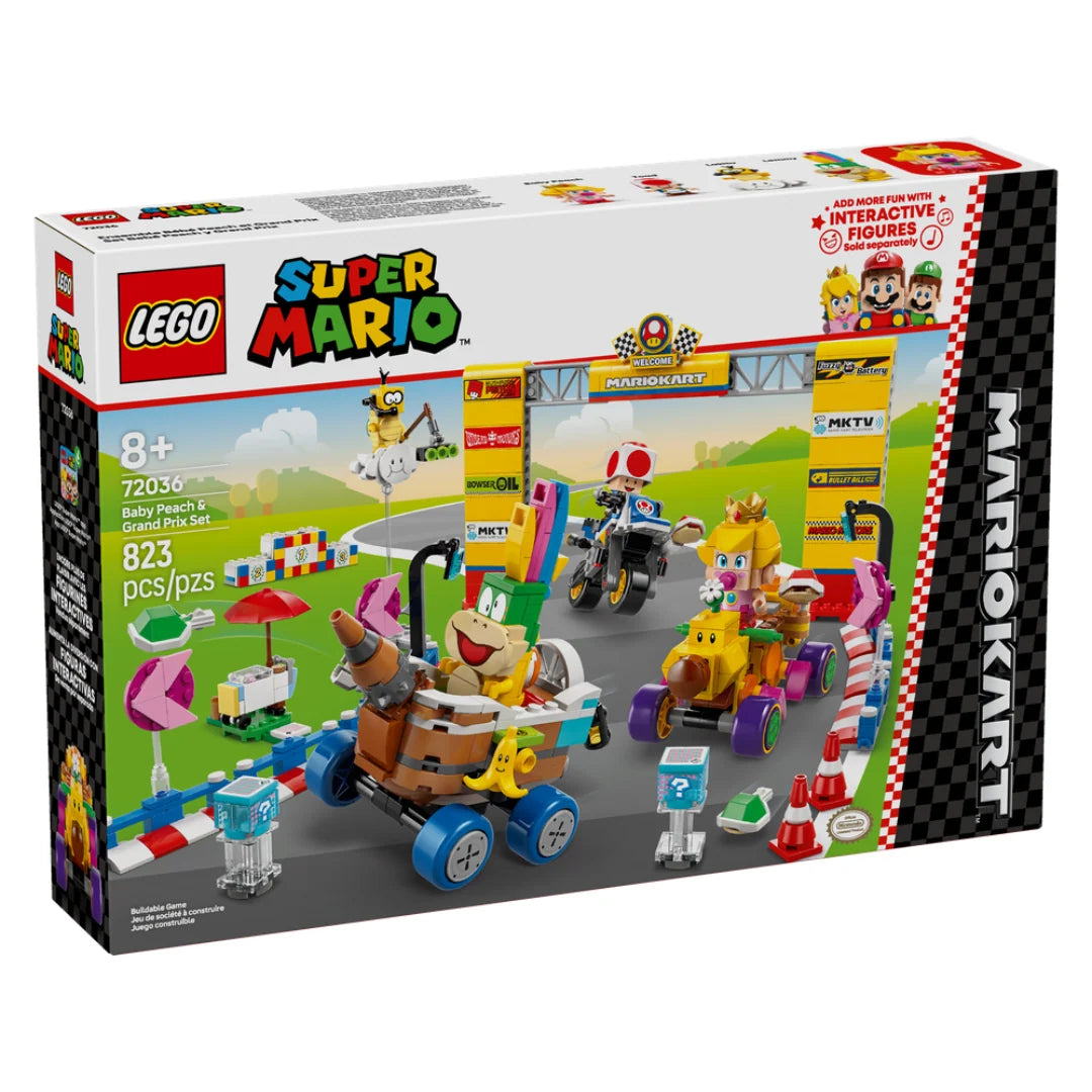 LEGO Super Mario Mario Kart Baby Peach & Grand Prix Set 72036