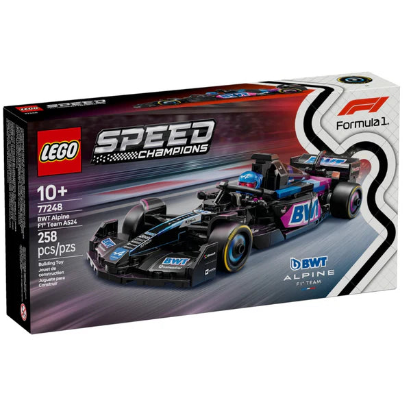 LEGO Speed Champions Formula 1 BWT Alpine F1 Team A524 Race Car 77248