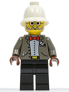 LEGO MINIFIG Adventurers Dr. Kilroy adv033