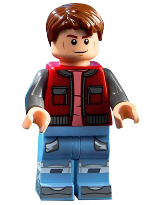LEGO MINIFIG Icons Marty McFly btf001