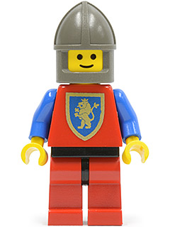 LEGO MINIFIG Castle Crusader Lion Soldier cas119