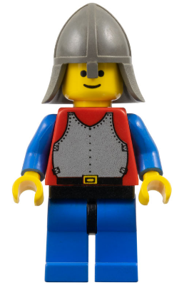 LEGO MINIFIG Castle Red Knight with Breastplate cas199