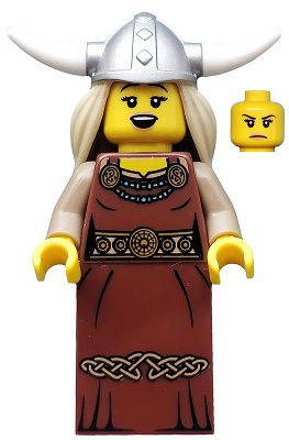 LEGO MINIFIG Minifigure Series Viking Woman col109