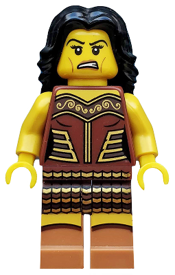 LEGO MINIFIG Warrior Woman, Series 10 col148