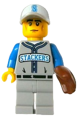 LEGO MINIFIG Minifigure Series Baseball Fielder col157