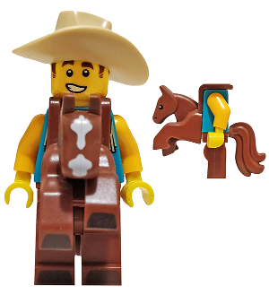 LEGO MINIFIG Minifigure Series Cowboy Costume Guy col326