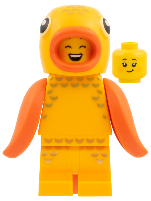 LEGO MINIFIG Minifigure Series Goldfish Costume Fan col463