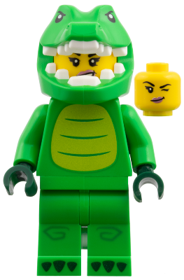 LEGO MINIFIG Minifigure Series Crocodile Costume Fan col468